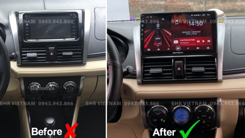 Màn hình DVD Android xe Toyota Yaris 2014 - 2018 | Gotech GT8 